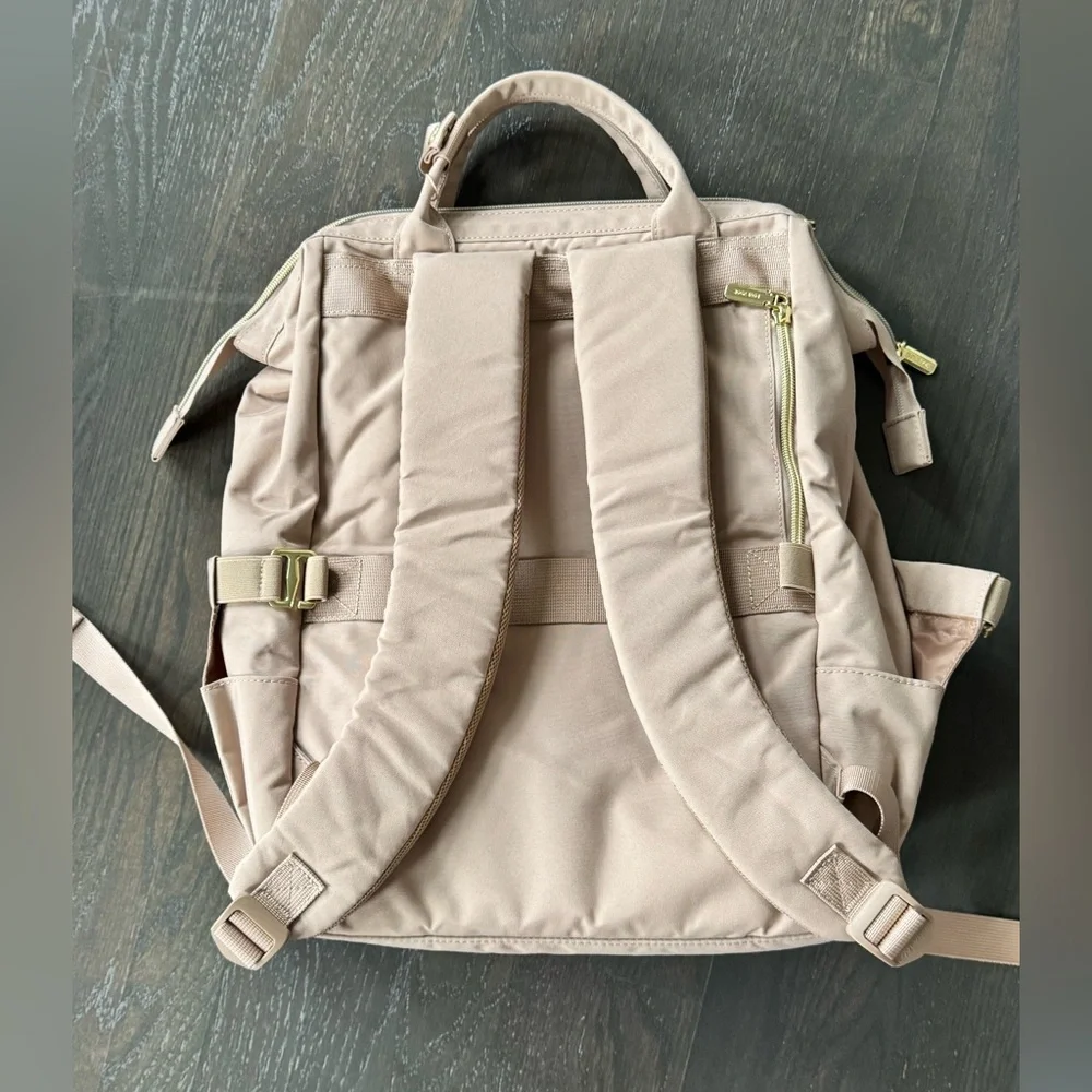 (NEW)Love Blush & Cream Two-Tone Laptop Backpack